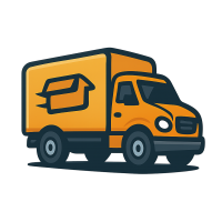 Shipping truck icon